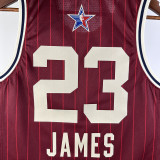 2023 JAMES #23 Red NBA Jerseys