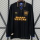 1993/94 Man Utd Away Black Retro Long Sleeve Soccer jersey