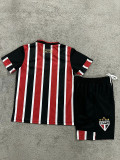 2024/25 Sao Paulo FC Away Red Fans Kids Soccer jersey