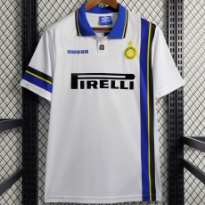 1997/98 INT Away White Retro Soccer jersey