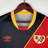 2023/24 Rayo Vallecano Away Black Fans Soccer jersey