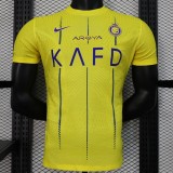 2023/24 Al Nassr FC Home Yellow Player Soccer jersey