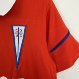 2023/24 CD Universidad Catolica Away Red Fans Kids Soccer jersey