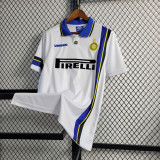 1997/98 INT Away White Retro Soccer jersey