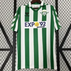 1988/89 Real Betis Home Green Retro Soccer jersey