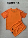 2023/24 Valencia 3RD Orange Fans Kids Soccer jersey