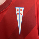 2024/25 CD Universidad Catolica Away Red Fans Kids Soccer jersey