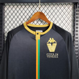 2023/24 Venezia FC Home Black Fans Long Sleeve Soccer jersey
