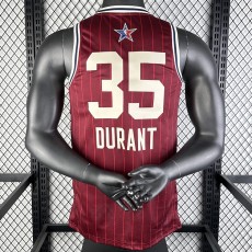2023 DURANT #35 Red NBA Jerseys