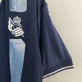 2023/24 Real Sociedad Away Dark Blue Fans Soccer jersey