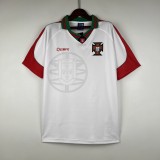 1996/97 Portugal Away White Retro Soccer jersey