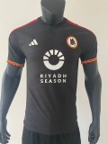 2023/24 Roma 3RD Black Player Soccer jersey