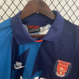 1995 ASN Away Dark Blue Retro Long Sleeve Soccer jersey