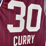 2023 CURRY #30 Red NBA Jerseys