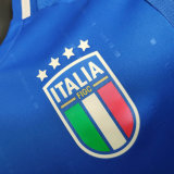 2023 Italy Home Blue Player Soccer jersey
