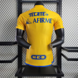 2023/24 Tigres UANL Home Yellow Player Soccer jersey