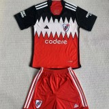 2023/24 River Plate Away Red Fans Kids Soccer jersey