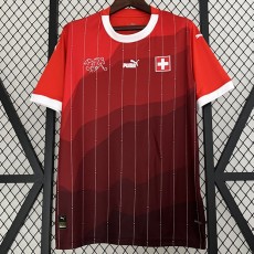 2023 Switzerland Home Red Fans Soccer jersey