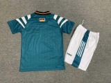 1996 Germany Away Blue Retro Kids Soccer jersey
