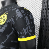 2023/24 Dortmund Away Black Player Soccer jersey