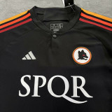 2023/24 Roma 3RD Black Fans Soccer jersey