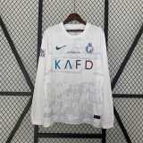 2023/24 Al Nassr FC 3RD White Fans Long Sleeve Soccer jersey