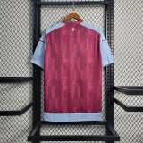 2023/24 Aston Villa Home Dark red Fans Soccer jersey