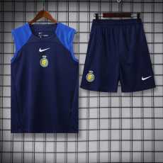 2023/24 Al Nassr FC Dark Blue Training Shorts Suit