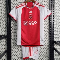2023/24 Ajax Home Red Fans Kids Soccer jersey