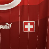 2023 Switzerland Home Red Fans Soccer jersey