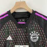 2023/24 Bayern Away Black Fans Kids Soccer jersey