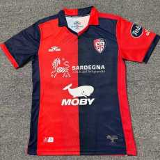 2023/24 Cagliari Calcio Home Red Fans Soccer jersey