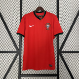 2024 Portugal Home Red Fans Soccer jersey