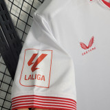 2023/24 Sevilla Home White Fans Soccer jersey