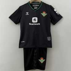 2023/24 Real Betis 3RD Black Fans Kids Soccer jersey