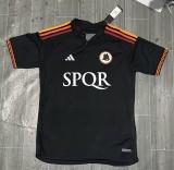 2023/24 Roma 3RD Black Fans Soccer jersey