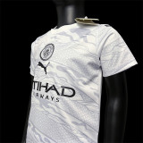 2024/25 Man City Special Edition White Fans Kids Soccer jersey