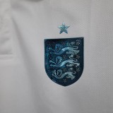 2023 England White Polo Jersey