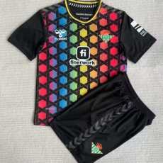 2023/24 Real Betis GKB Black Fans Kids Soccer jersey