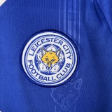 2023/24 Leicester City Home Blue Fans Kids Soccer jersey