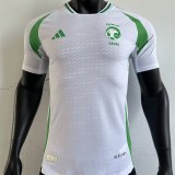 2024 Saudi Arabia Away White Fans Soccer jersey