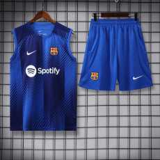 2023/24 BAR Blue Training Shorts Suit