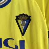 2023/24 Cadiz Home Yellow Fans Kids Soccer jersey