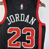 2024 BULLS Jordan #23 Black NBA Jerseys