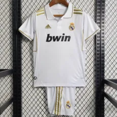 2011/12 R MAD Home White Retro Kids Soccer jersey