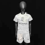 2024/25 Man City Special Edition White Fans Kids Soccer jersey