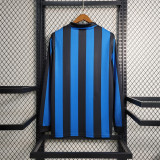 1988 INT Home Blue Retro Long Sleeve Soccer jersey