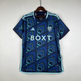 2023/24 Leeds United Away Blue Fans Soccer jersey
