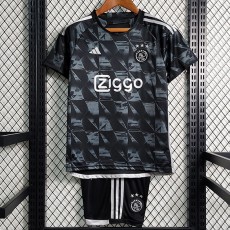 2023/24 Ajax 3RD Black Fans Kids Soccer jersey