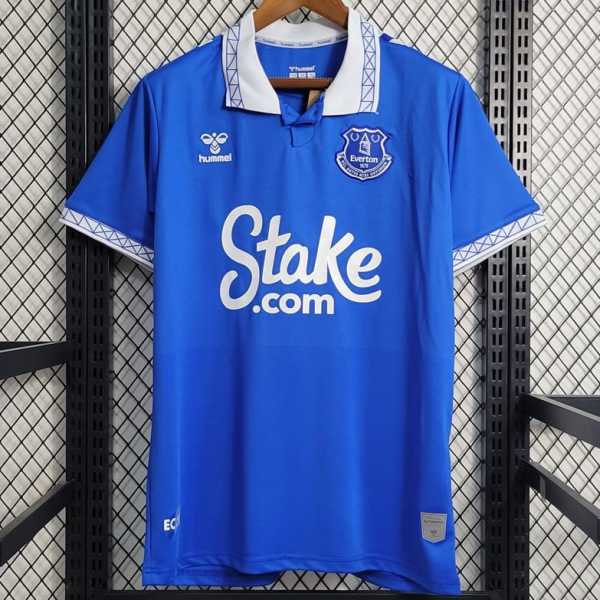 2023/24 Everton Home Blue Fans Soccer jersey
